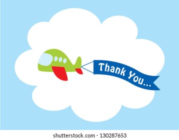 Thank You Airplane Images, Stock Photos & Vectors | Shutterstock