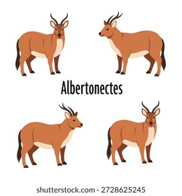 Ilustrações de vetor animal de Albertonectes bonitas