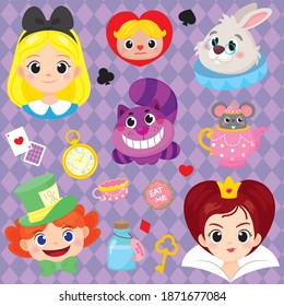 cute alice in wonderland head