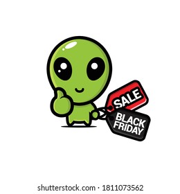 cute alien with black friday discount