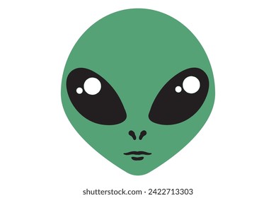 Cute Alien, Alien Face,  outer space set, alien  bundle, cute cartoon,  kawaii clipart bundle, aliens vector, UFO cut files, UFO vector, alien believe, I want to be