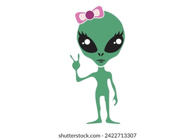 Cute Alien, Alien Face,  outer space set, alien  bundle, cute cartoon,  kawaii clipart bundle, aliens vector, UFO cut files, UFO vector, alien believe, I want to be