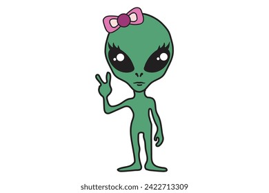 Cute Alien, Alien Face,  outer space set, alien  bundle, cute cartoon,  kawaii clipart bundle, aliens vector, UFO cut files, UFO vector, alien believe, I want to be