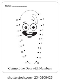 Cute Alphabet Dot To Dot Connect, Coloring Pages for kids, Activity Book, Alphabet for Kids