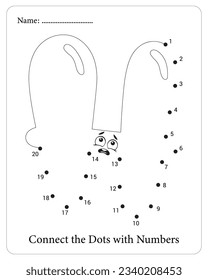 Cute Alphabet Dot To Dot Connect, Coloring Pages for kids, Activity Book, Alphabet for Kids