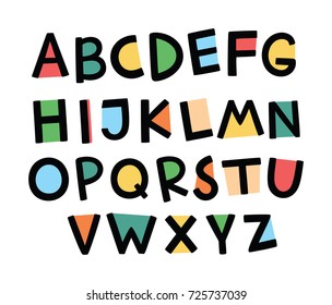 Cute Alphabet For Kids