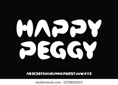 cute alphabet vector design suitable for headline, poster, banner, cover and many more