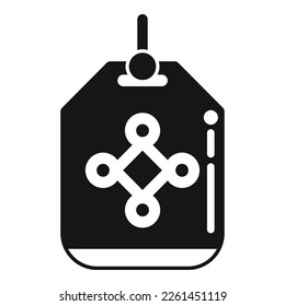 Cute amulet icon simple vector. Chinese fortune. Charm animal