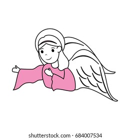 cute angel cartoon 