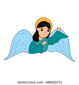 cute angel cartoon