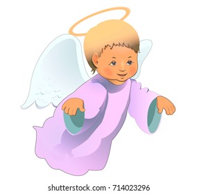 cute angel character