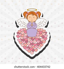 cute angel design 