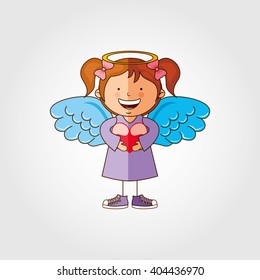 cute angel design 