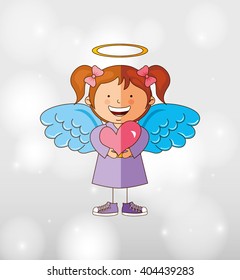 cute angel design 