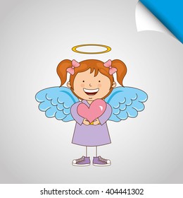 cute angel design 