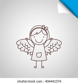 cute angel design 