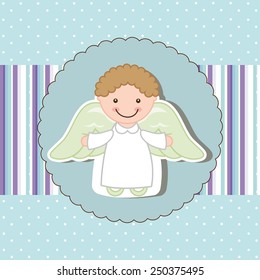 cute angel design, vector illustration eps10 graphic 