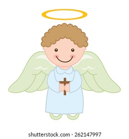 cute angel design, vector illustration eps10 graphic 