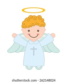 cute angel design, vector illustration eps10 graphic 