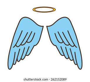 cute angel design, vector illustration eps10 graphic 