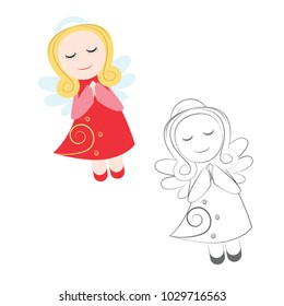 Cute Angel Pray