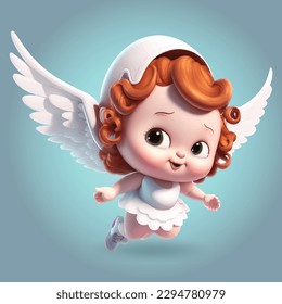 Cute Angelic Child - Heartwarming and Inspirational Art