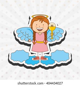 cute angels design 