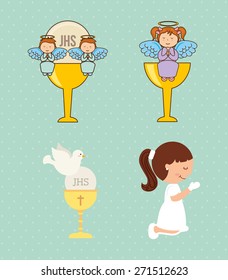 cute angels design, vector illustration eps10 graphic 