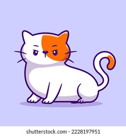 cute cartoon angry cat 12548171 Vector Art at Vecteezy