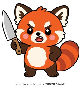 A cute but angry