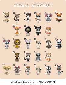 Cute Animal Alphabet for fun learning