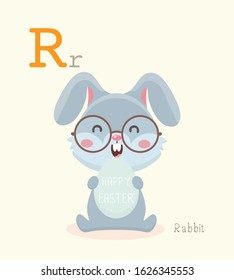 Cute Animal Alphabet Series A-Z for kids education. 
