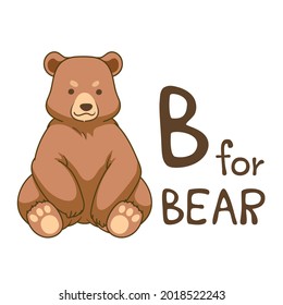 Cute Animal Alphabet Series A-Z for kids. Vector cartoon character design illustration.