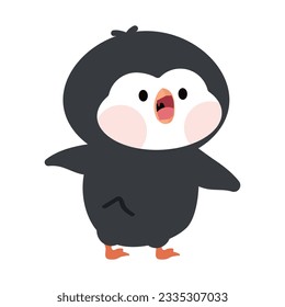 cute animal  baby penguin cartoon