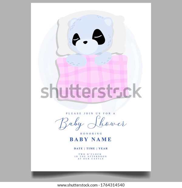 cute
animal baby shower invitation editable
template