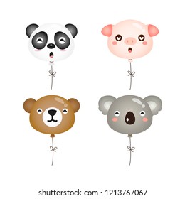 Cute animal balloons.