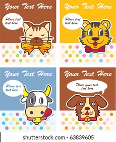 cute animal card