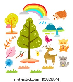 Cute animal cartoon