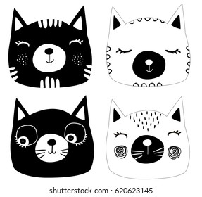 cute animal cartoon artwork vector