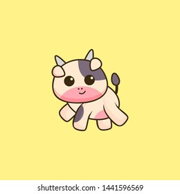 Cute Animal Cartoon Character Vector Design for Icon and Mascot