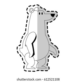 cute animal cartoon icon image 