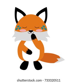 cute animal cartoon icon image 