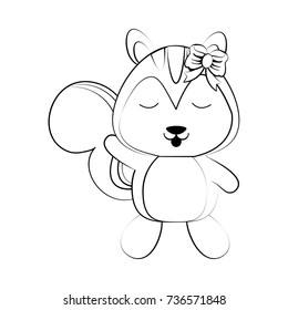 cute animal cartoon icon image