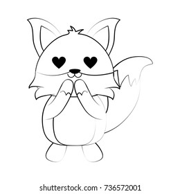 cute animal cartoon icon image