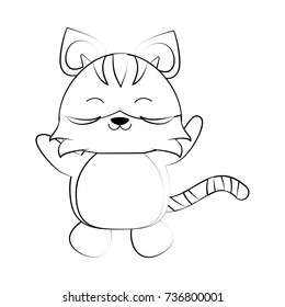 cute animal cartoon icon image