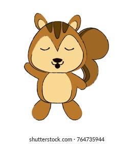 cute animal cartoon icon image
