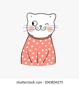 cute animal cartoon illustration design. cute animal art for baby. animal art for background poster and card