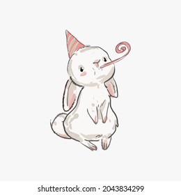 cute animal cartoon illustration design. cute animal art for baby. animal art for background poster and card