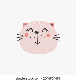 cute animal cartoon illustration design. cute animal art for baby. animal art for background poster and card