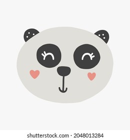 cute animal cartoon illustration design. cute animal art for baby. animal art for background poster and card